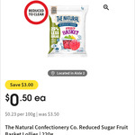 The Natural Confectionery Co. Fruit Basket Lollies 220g $0.50 (Were $5) @ Coles (in Store Only Clearance, Selected Stores)