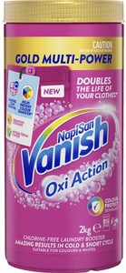 Vanish Napisan Gold Laundry Powder 2kg $16 (Was $32) (+ 250 Everyday Rewards Points) + Delivery ($0 C&C/ in-Store) @ BIG W