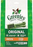 Greenies Original Petite Dog Dental Treats 20pk 340g $16.99 ($15.29 S&S) + Delivery ($0 with Prime/ $59 Spend) @ Amazon AU