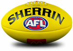 Sherrin AFL Replica Training Ball Leather Football Size 5 - Yellow $25 + Delivery ($0 with OnePass) @ Catch