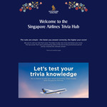 Win 1 of 5 Return Flights for 2 Worth over $9,000 Each from Singapore Airlines [All except NT, TAS & ACT]