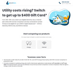 Switch & Stay 45 Days for Bonus Prepaid Mastercard: Electricity $175, Gas $100, Internet $125 @ Econnex (Excl NT, Ergon QLD)