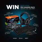 Win a Pro Gaming Pack Worth over $3,000 from Scorptec + Logitech + Aorus