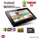 7" Ainol Novo 7 Crystal Quad Core Android 4.1 Tablet PC @ $99 from AU Seller and Warranty