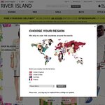 River Island Free Shipping Worldwide Orders over £10/15EUROS/US $20 Expires 23: 59 (BST) 12/4
