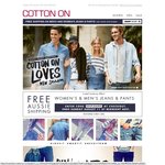 CottonOn Free Shipping on Jeans & Pants for Mens and Womens ($10 Chinos)