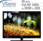 Viano LED 40'' FULL HD with Built-in HD Digital Tuner & PVR for $319.95 + $15.95 Shipping