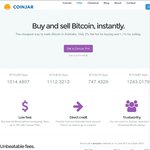 Free $2 Worth of Bitcoin with Any $50 Despoist Coinjar.io Deposit $50 Get $52 in Your Account