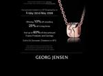 Georg Jensen VIP Shopping Day on Friday 22nd (TODAY)