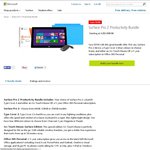 Microsoft Surface Pro 2 Bundle (64GB, Type Cover 2, ArcTouch or Office 365) $1099 (Save $150)
