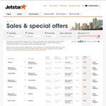 Jetstar 48 Hr Domestic Special, Return Fares Available