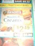500g Arnotts Assorted Cream Biscuit $2.49 (Half Price - Save $2.50) @ IGA Doonside (NSW)