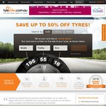 $50 off Code at Tyresales.com.au on Set of 4 Tyres