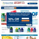 50% off Everything Plus Additional 20% off @ Puritan’s Pride