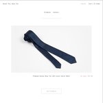 Premium Skinny Blue Tie ($15 until March 11th) @ Black Tie Blue Tie