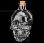 1000ml Clear Glass Crystal Skeleton Head Bottle US $12.35 Delivered at AliExpress