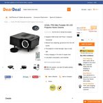 UC28+ PRO Mini Portable HD LED Projector Home Cinema+ $50.99USD Shipped @ DearDeal