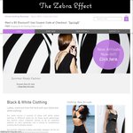 Exclusive Sale: 20% off at The Zebra Effect + Free Shipping