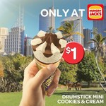 $1 Drumstick Mini Cookies & Cream @ Hungry Jacks