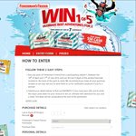 Win 1 of 30 Instant Win Prizes ($50) or 1 of 5 Holidays to Cairns [Purchase Fisherman's Friends]