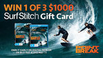 Win 1 of 3 $1000 SurfStitch Gift Cards from Ten Play (Daily Entry)