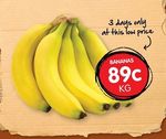 [WA] Bananas - $0.89/kg @ Spudshed - All Stores