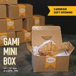Free Gami Chicken Mini Box 11/11 - 13/11 6:30PM-7:00PM [Carnegie, VIC]