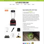 Spectablend - 1500W High Powered Blender for $99 + Free Shipping