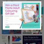 Win a Mont Marte Adult Colouring in Gift Set