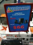 Logitec X-530 speakers for $66 @ Centrecom - Clayton