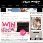 Win a Nikki Williams Black Italian Leather Clutch Worth $179 & $50 Online Voucher from Fashion Weekly