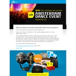 Win an Amsterdam Dance Event Prize Package for 2 from KLM