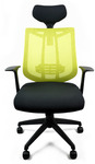 Office Chair - $129 - Synchro Tilt, Adjustable Height & Headrest, Mesh Back - @ Qurio Special Buys