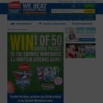 Win 1 of 50 Trips to The EJ Whitten Legends Game in Melbourne [Purchase Any Schick Product from Chemist Warehouse]