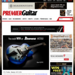 Win an Ibanez AFC155 Archtop Electric Guitar worth US$1,377.76 from Premier Guitar