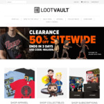Loot Vault (Loot Crate) 50% off Sitewide - Shipping Varies Based on Order Amount
