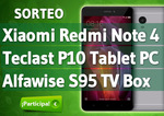 Win Xiaomi Redmi Note 4 or Teclast P10 Tablet + Alfawise S95 TV Box from Teknofilo
