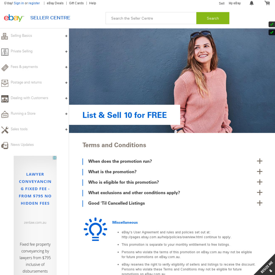 sell up to 10 items for free on ebay no fees or ebay final value fee chart