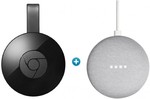Google Home Mini (Chalk) + Google Chromecast 2 $97 @ Harvey Norman