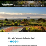 Win a Ladies' Getaway to the Sunshine Coast for 2 Worth $1,900 from Visit Sunshine Coast