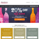 20% off Sitewide @ Wine Selectors
