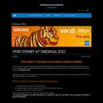 [NSW] 10% off Tickets to Vivid Sydney at Taronga Zoo (American Express Cards) 