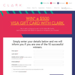 Win 1 of 10 $500 VISA Gift Cards from Caroma Industries