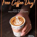 [NSW] Free Coffee @ Soul Origin (Westpoint Blacktown)