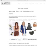 Win a Summer Prize Pack Worth $654.80 from Maxted Clothing
