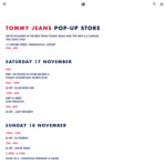 [NSW] Free Goodie Bag Worth $100 for First 100 People @ Tommy Jeans Pop up Store Paddington