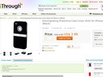 Electroplating Protective Case Cover Shell for iPhone 4 $3.99 shipped