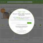 Groupon 10% off Sitewide (Maximum $40 Discount) 