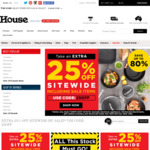 25% Off Sitewide Including Sale Items @ House