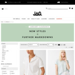 JAG Janurary Clearance Sale Starting Men's Polo's, Women's Tops, Dresses etc from $19 @ JAG